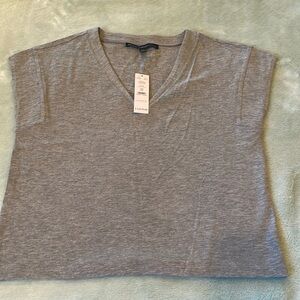 NWT! White House Black Market Grey High Rise Tee